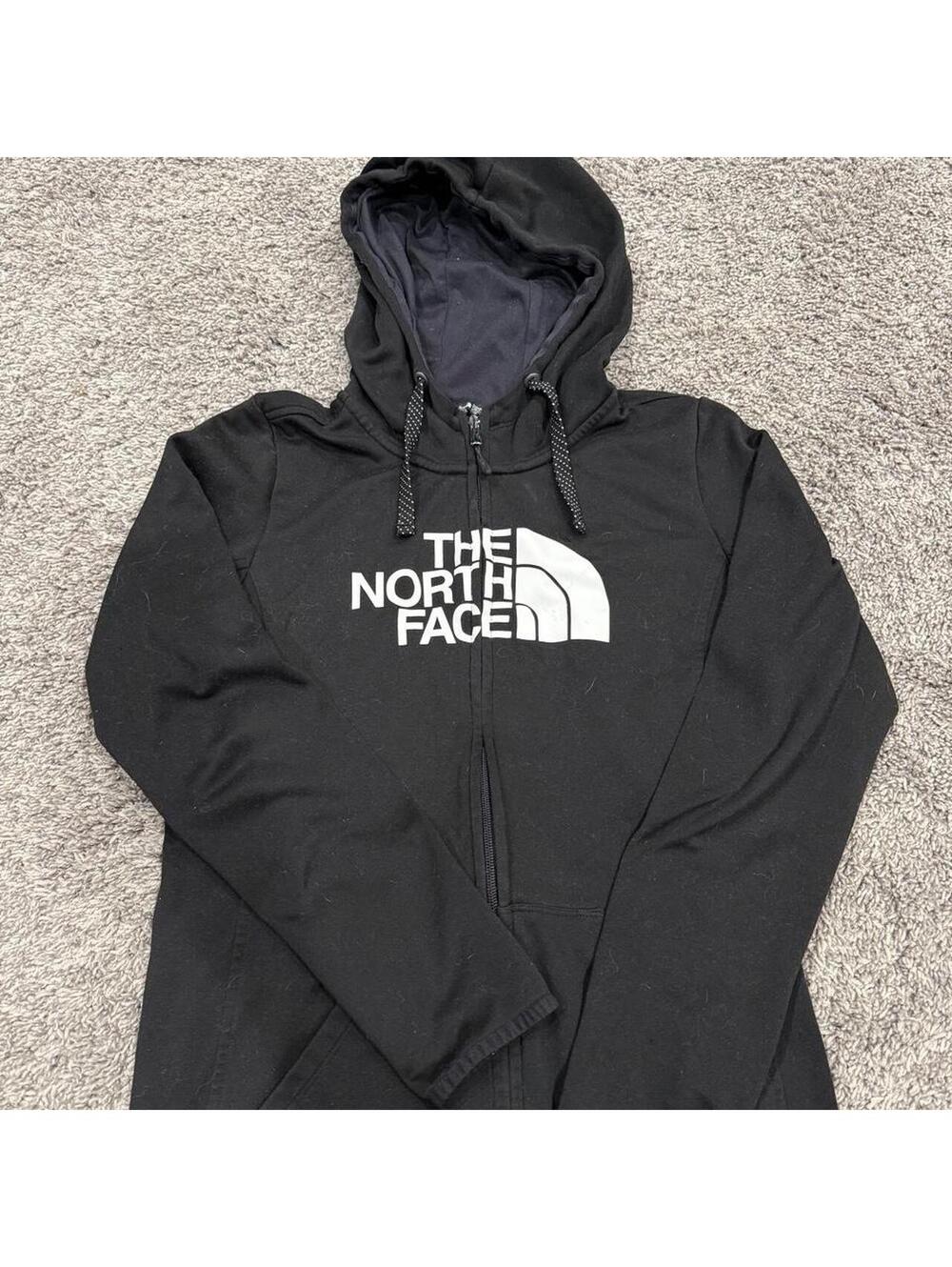 The North Face Women's Black Full-Zip Hoodie Sweatshirt Size S/P